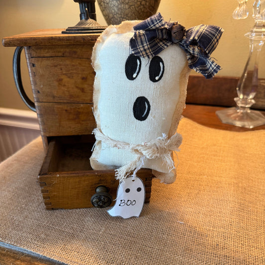 Hand-Sewn Ghost Plushie