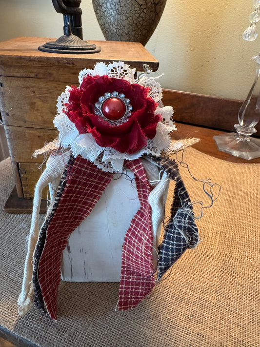 Shabby Chic Wood Pumpkin