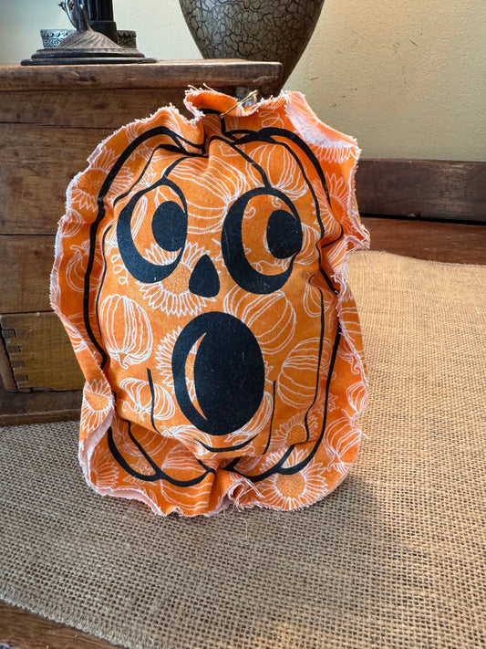 Startled Pumpkin Plushie