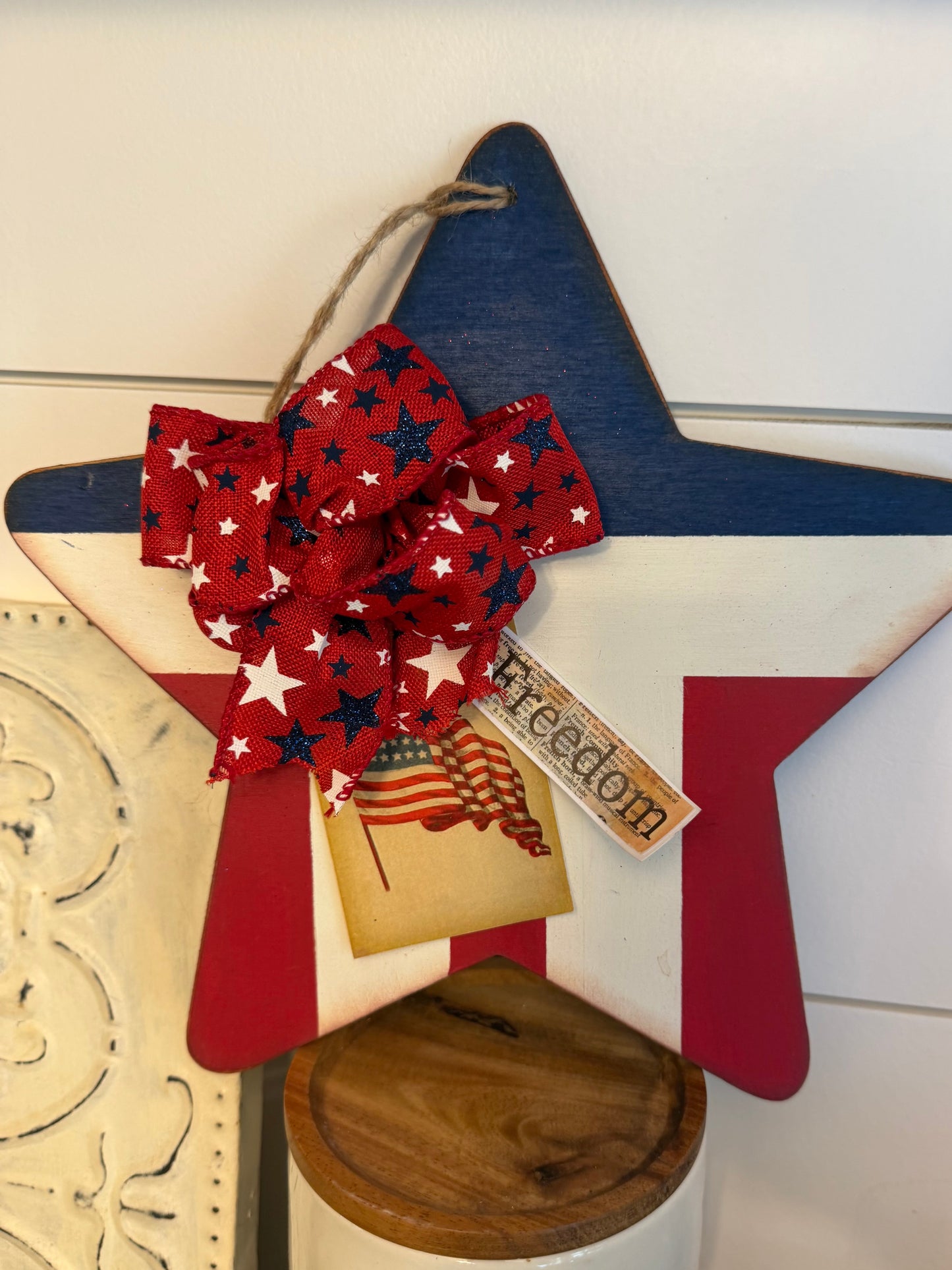 Patriotic Star hanger